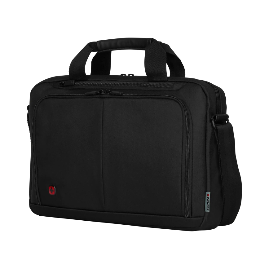 Wenger - Bolsa para portátil 5 l 14" con bolsillo para tableta 10" Source negro