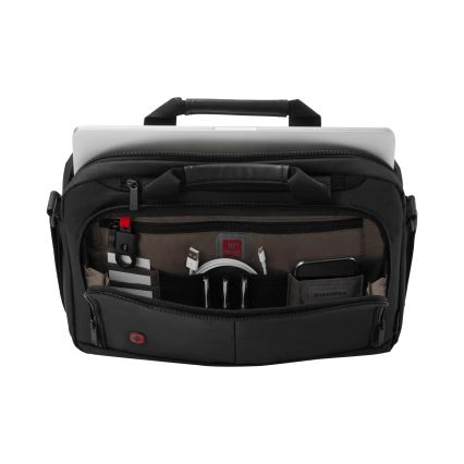 Wenger - Bolsa para portátil 5 l 14" con bolsillo para tableta 10" Source negro