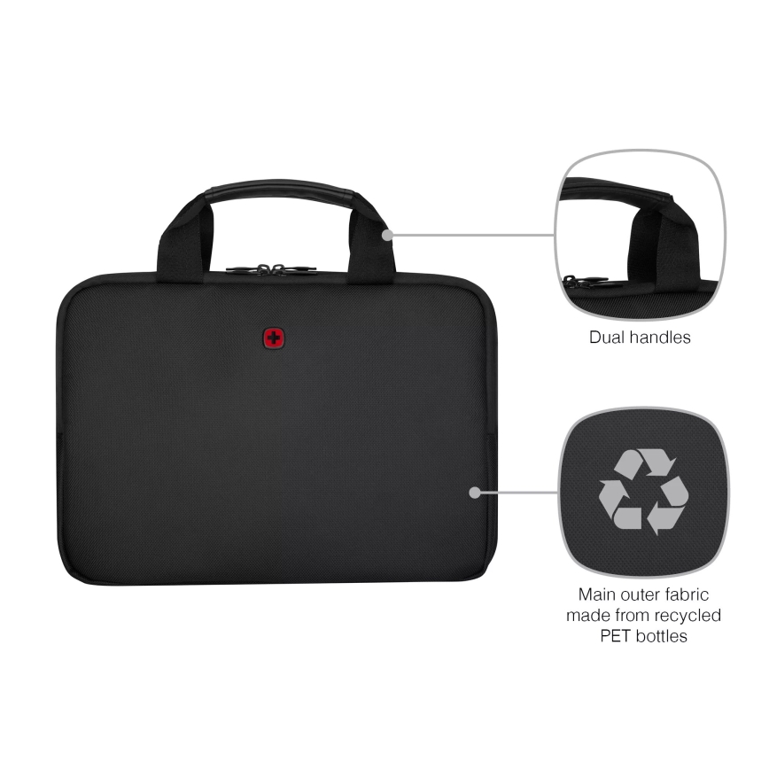 Wenger - Bolsa para portátil 6 l 14" Guyde negro