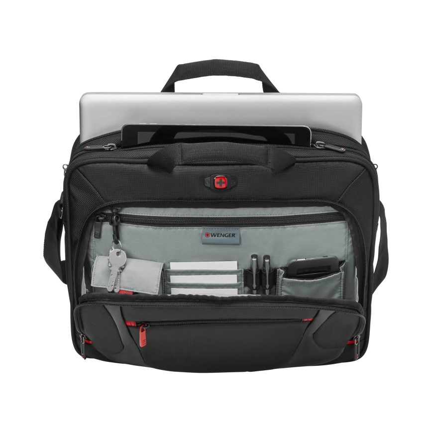 Wenger - Bolsa para portátil 9 l 16" con bolsillo para tableta 10" Sensor negro