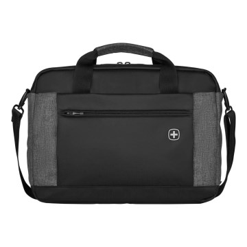 Wenger- Bolsa para portátil 9 l 16" con bolsillo para tableta 10" Underground negro/gris