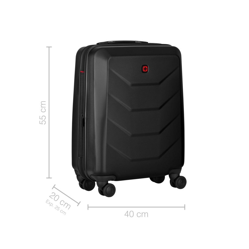 Wenger - Maleta de viaje con ruedas 36 l Prymo negro