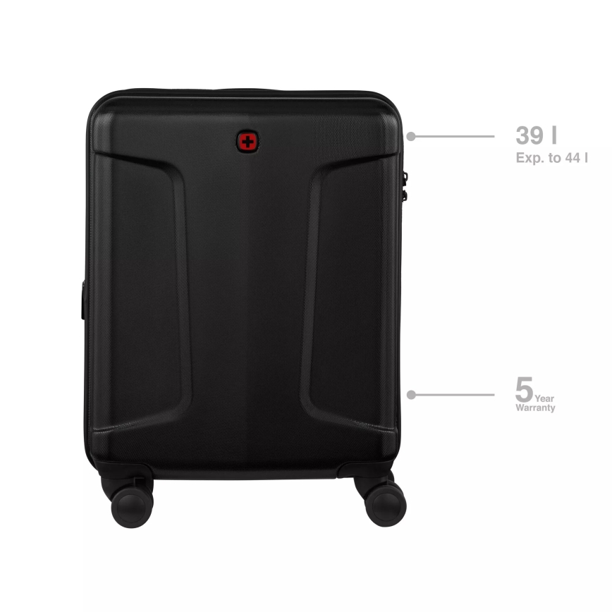Wenger - Maleta de viaje con ruedas 39 l Legacy negro