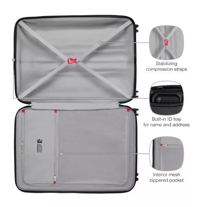 Wenger - Maleta de viaje con ruedas 93 l Prymo negro