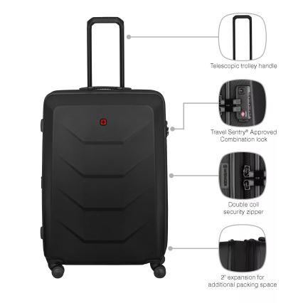 Wenger - Maleta de viaje con ruedas 93 l Prymo negro