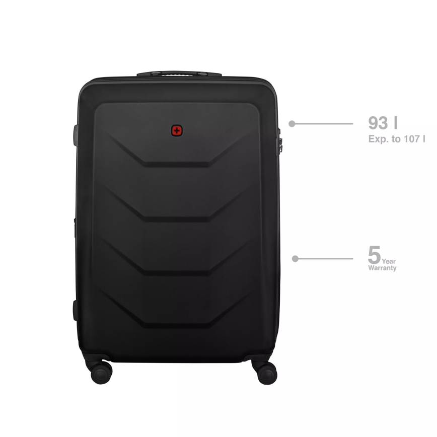 Wenger - Maleta de viaje con ruedas 93 l Prymo negro