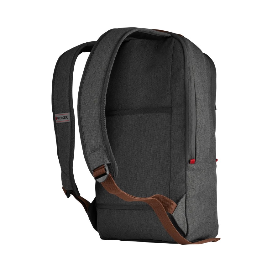 Wenger - Mochila para portátil 15 l 16" con bolsillo para tableta 12" + crossbody bag ciudad Upgrade 2en1 gris