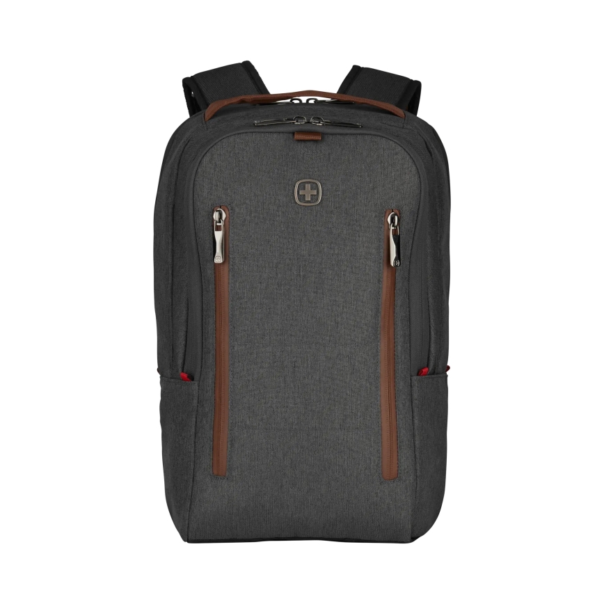 Wenger - Mochila para portátil 15 l 16" con bolsillo para tableta 12" + crossbody bag ciudad Upgrade 2en1 gris