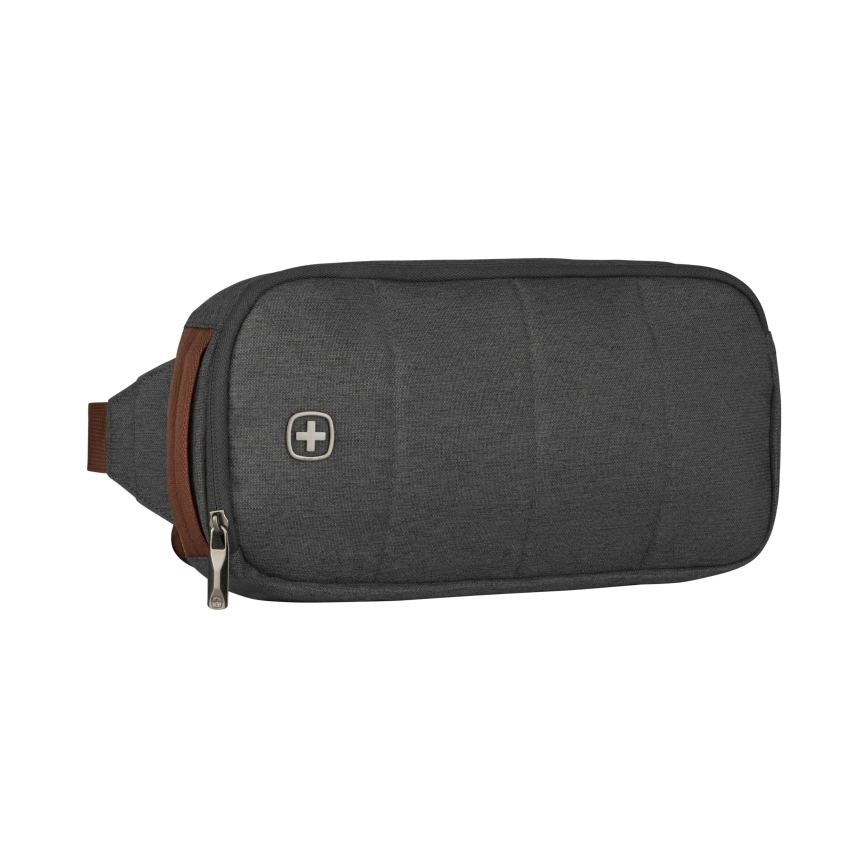 Wenger - Mochila para portátil 15 l 16" con bolsillo para tableta 12" + crossbody bag ciudad Upgrade 2en1 gris