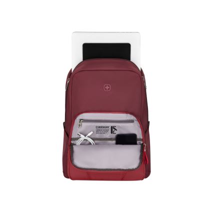Wenger - Mochila para portátil 20 l 15,6" con bolsillo para tableta 10" Movimiento rojo