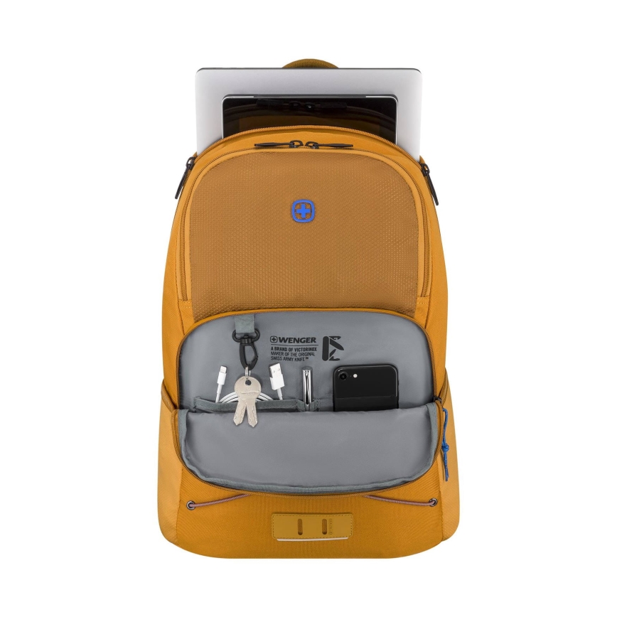 Wenger - Mochila para portátil 22 l 15,6" con bolsillo para tableta 10" Trayl amarillo