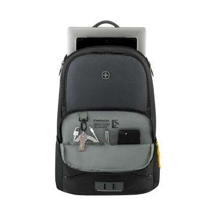 Wenger - Mochila para portátil 22 l 15,6" con bolsillo para tableta 10" Trayl negro
