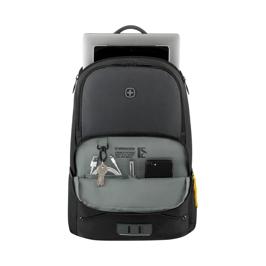 Wenger - Mochila para portátil 22 l 15,6" con bolsillo para tableta 10" Trayl negro