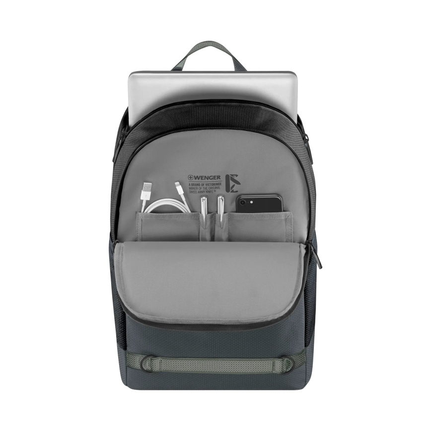 Wenger - Mochila para portátil 23 l 15,6" Tyon negro/gris