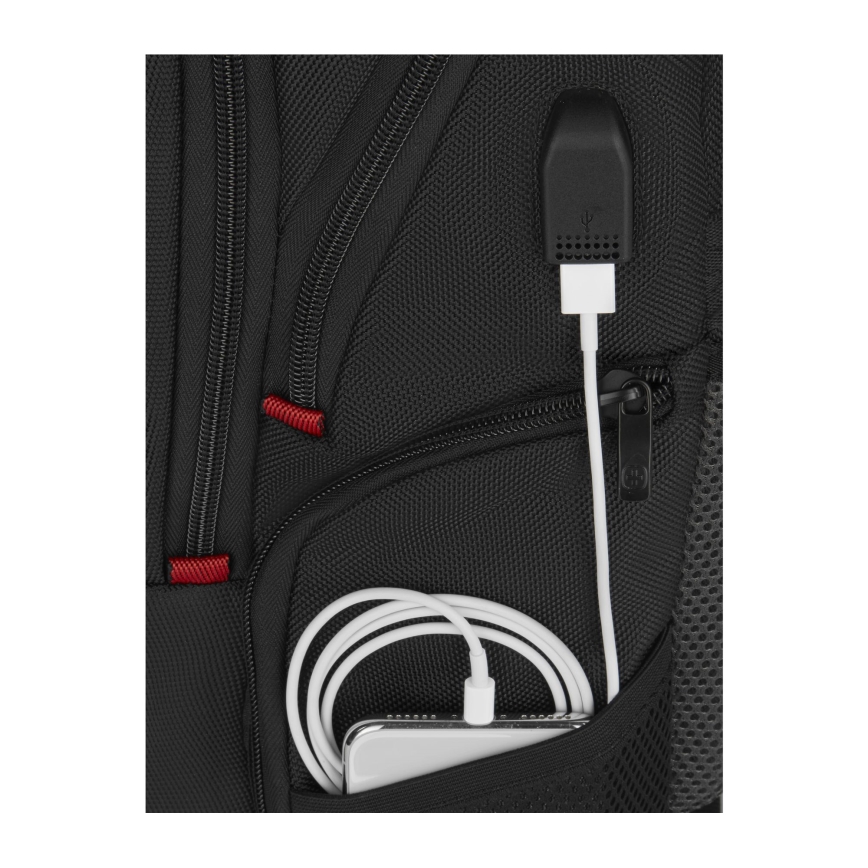 Wenger - Mochila para portátil 25 l 16" con bolsillo para tableta 10" Pegasus Deluxe negro