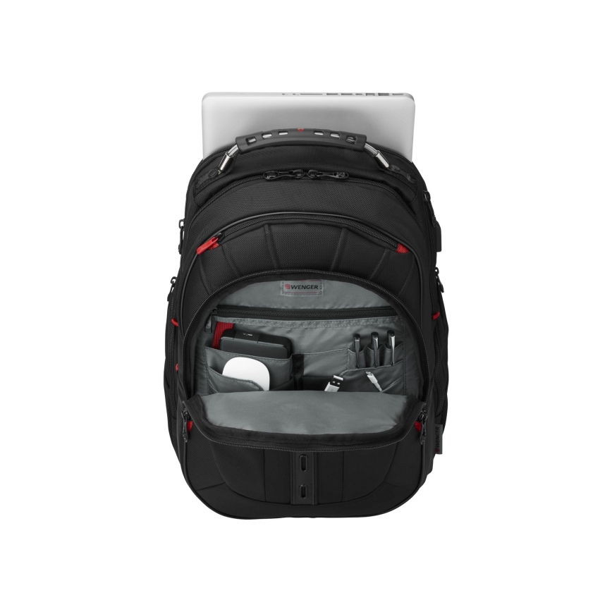 Wenger - Mochila para portátil 25 l 16" con bolsillo para tableta 10" Pegasus Deluxe negro