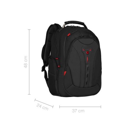 Wenger - Mochila para portátil 25 l 16" con bolsillo para tableta 10" Pegasus Deluxe negro