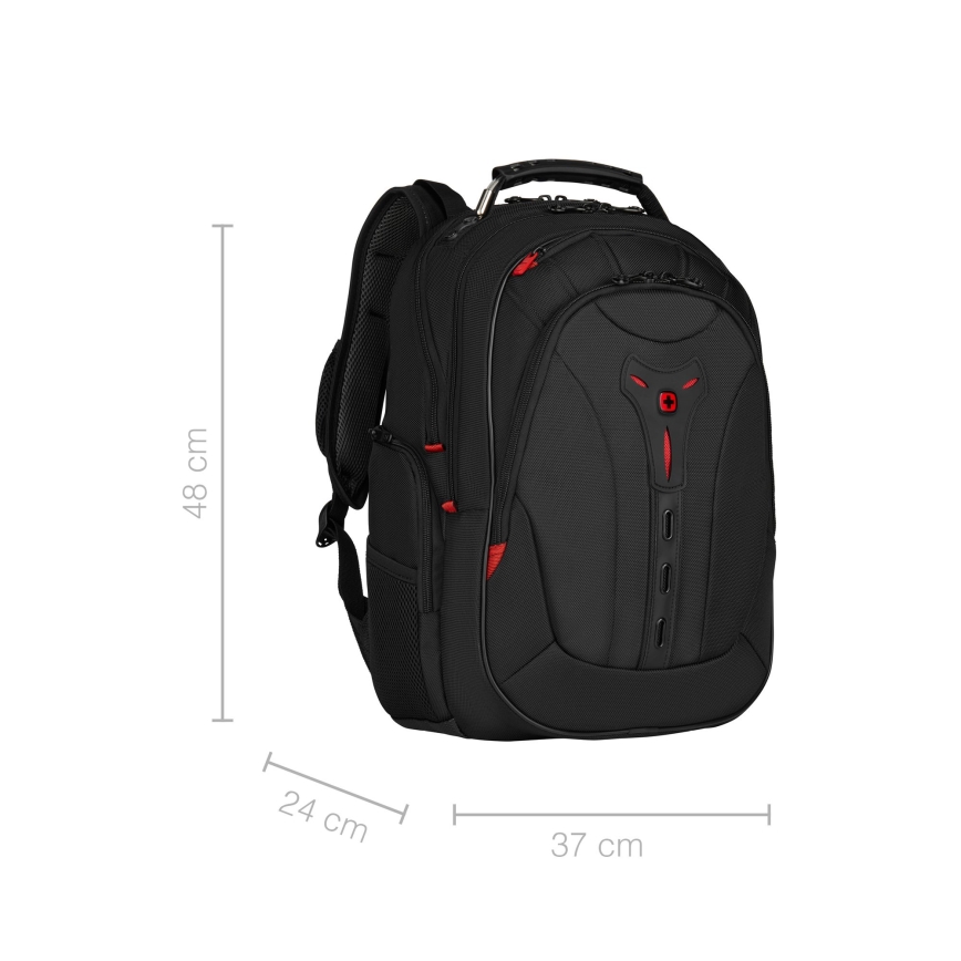 Wenger - Mochila para portátil 25 l 16" con bolsillo para tableta 10" Pegasus Deluxe negro