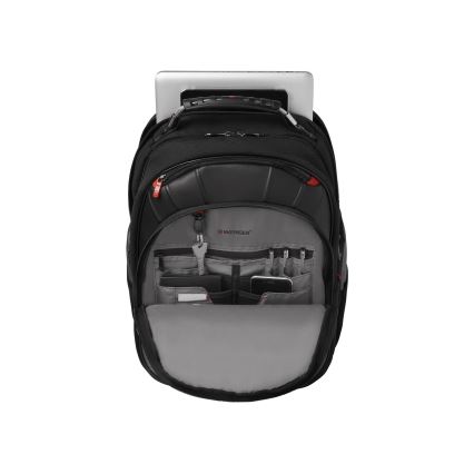 Wenger - Mochila para portátil 25 l 17" con bolsillo para tableta 12" Pegasus negro/gris