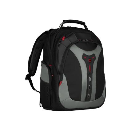 Wenger - Mochila para portátil 25 l 17" con bolsillo para tableta 12" Pegasus negro/gris