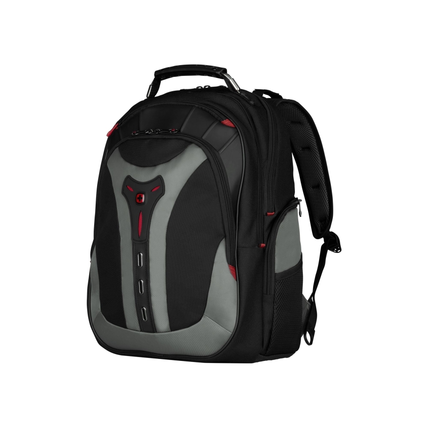 Wenger - Mochila para portátil 25 l 17" con bolsillo para tableta 12" Pegasus negro/gris