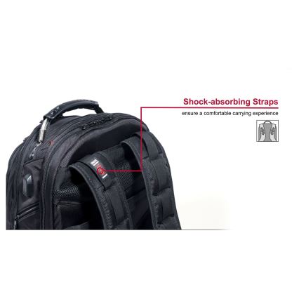Wenger - Mochila para portátil 26 l 17" con bolsillo para tableta 10" Ibex Ballistic Deluxe