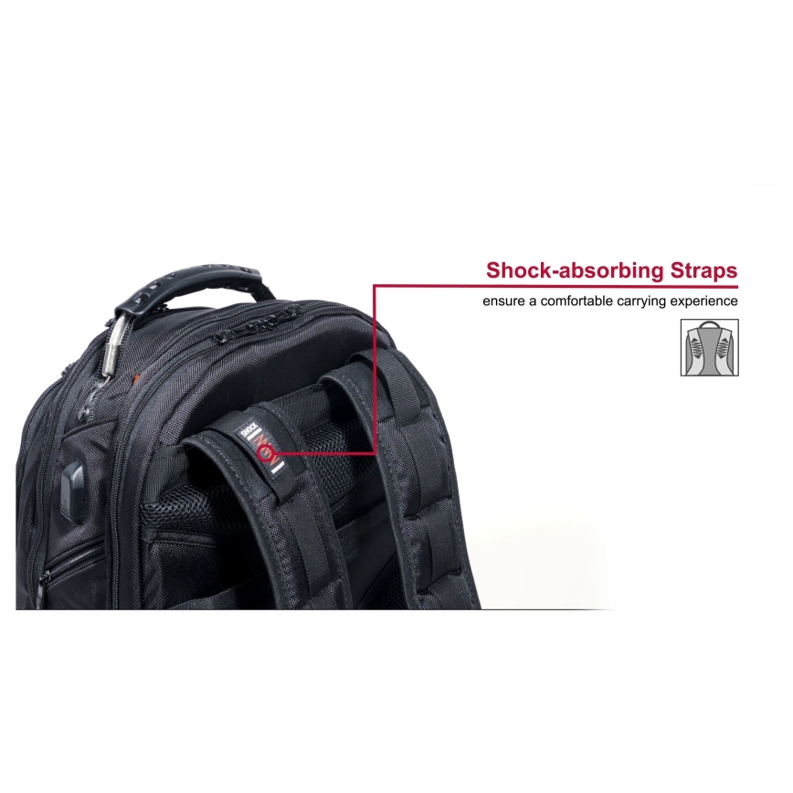 Wenger - Mochila para portátil 26 l 17" con bolsillo para tableta 10" Ibex Ballistic Deluxe