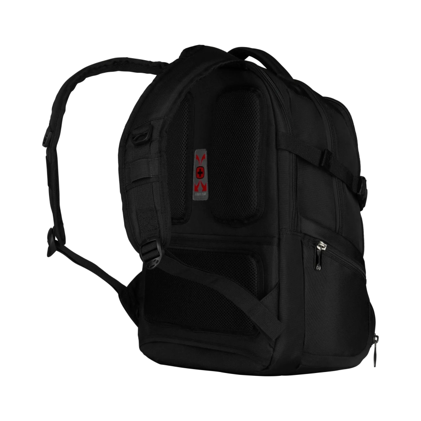 Wenger - Mochila para portátil 27 l 16" con bolsillo para tableta 10" Transit negro