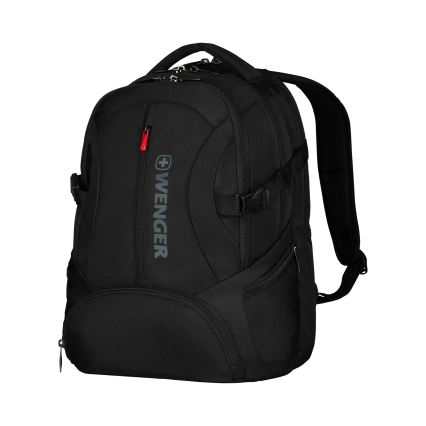 Wenger - Mochila para portátil 27 l 16" con bolsillo para tableta 10" Transit negro