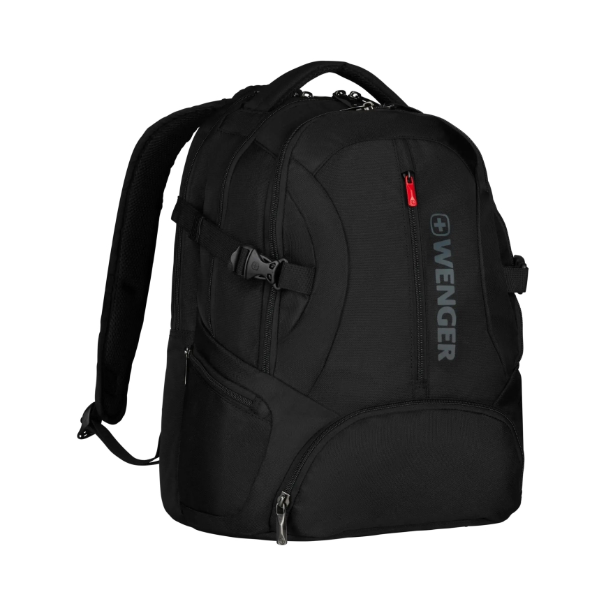 Wenger - Mochila para portátil 27 l 16" con bolsillo para tableta 10" Transit negro