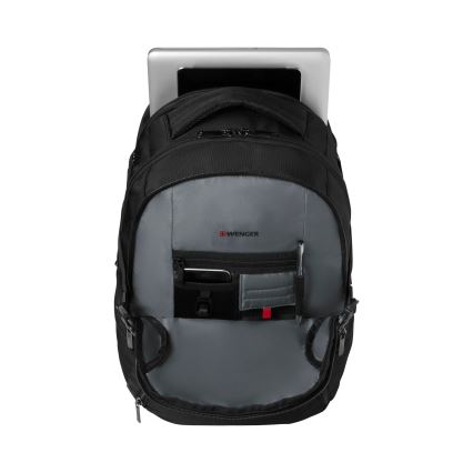 Wenger - Mochila para portátil 27 l 16" con bolsillo para tableta 10" Transit negro