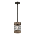 Westinghouse 61180 - Lámpara colgante LANGSTON 1xE27/60W/230V pino
