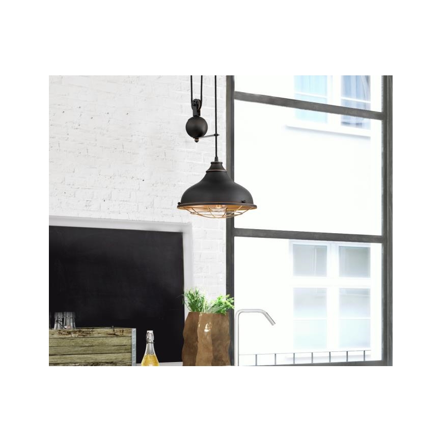 Westinghouse 61249 - Lámpara colgante CHAVES 1xE27/60W/230V
