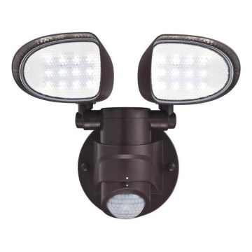 Westinghouse 63643 - Proyector LED de exterior con sensor 2xLED/8,75W/230V IP44