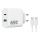 Winner Group - Adaptador para cargador rápido 2xUSB PD 65W + Cable USB USB-C / USB-C 1m