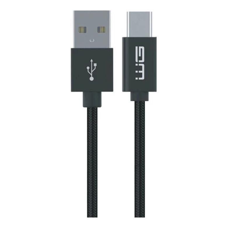 Winner Group - Cable USB con conector extendido USB-C / USB-A 1m negro