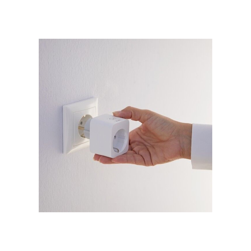 WiZ - Enchufe inteligente E 2300W + medidor de potencia Wi-Fi