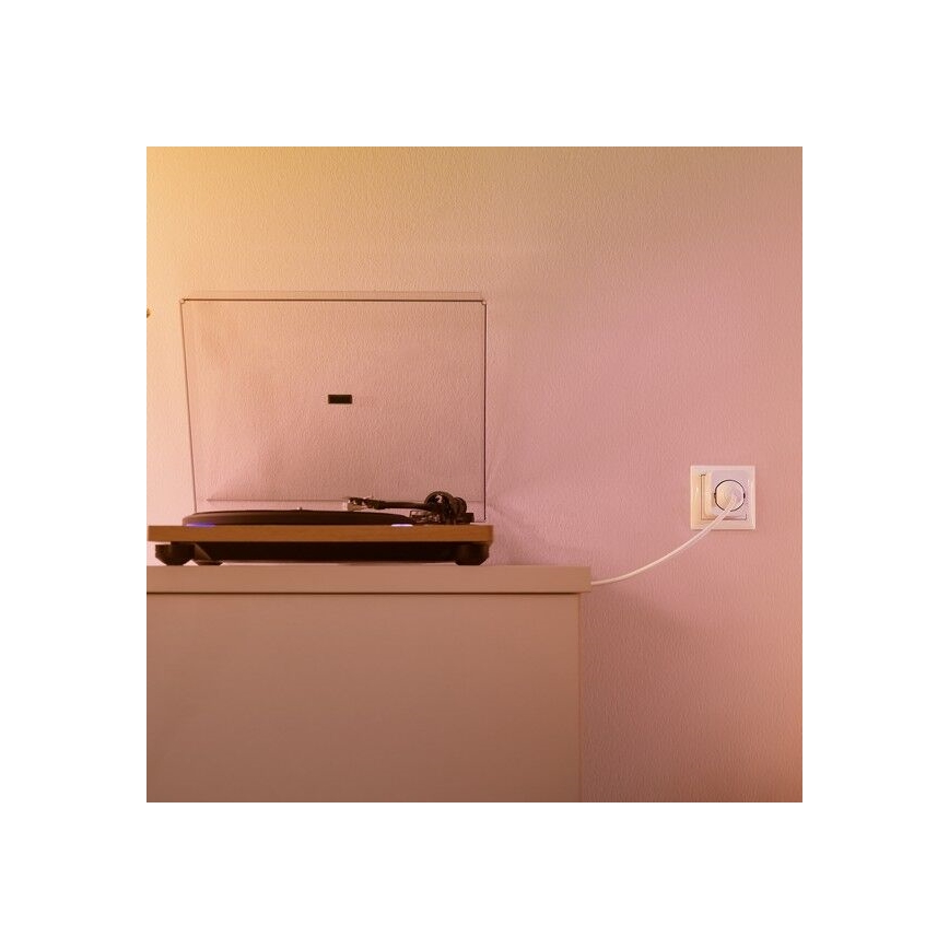 WiZ - Enchufe inteligente E 2300W + medidor de potencia Wi-Fi