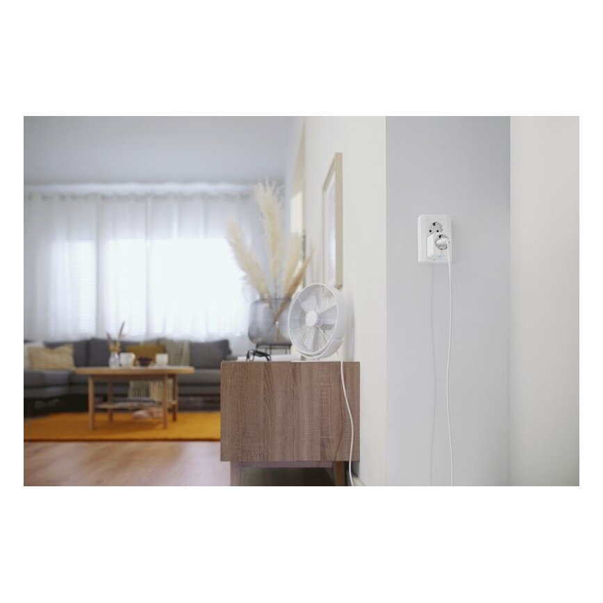 WiZ - Enchufe inteligente E 2300W + medidor de potencia Wi-Fi