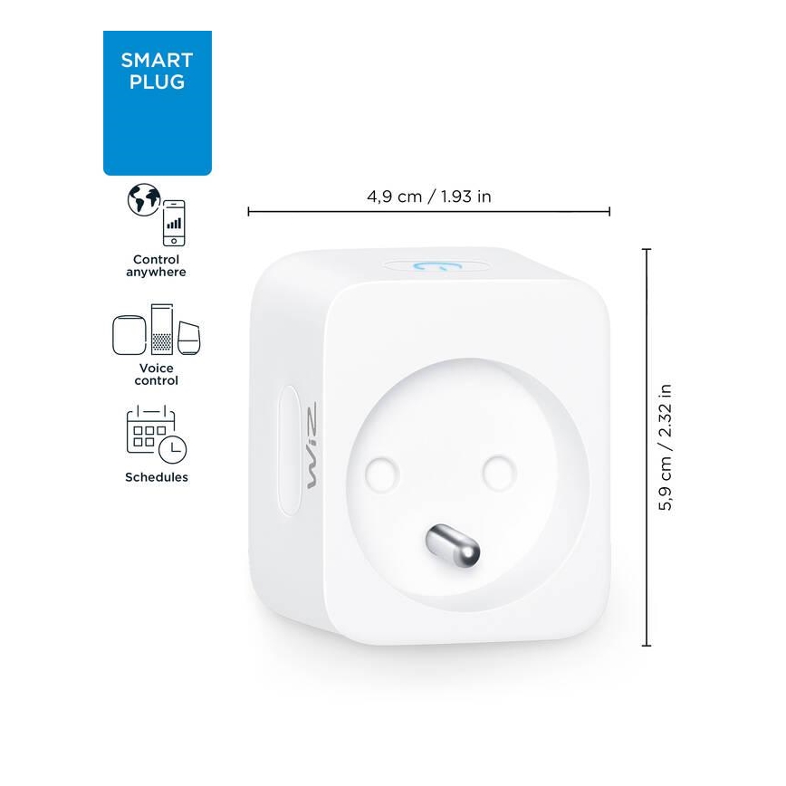 WiZ - Enchufe inteligente E 2300W Wi-Fi