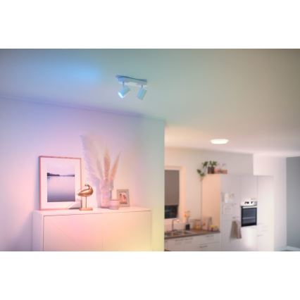 WiZ - Foco LED regulable IMAGEO 1xGU10/4,9W/230V 2700-6500K CRI 90 Wi-Fi negro