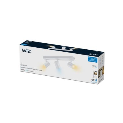 WiZ - Foco LED regulable IMAGEO 3xGU10/4,9W/230V 2700-6500K Wi-Fi CRI 90 blanco