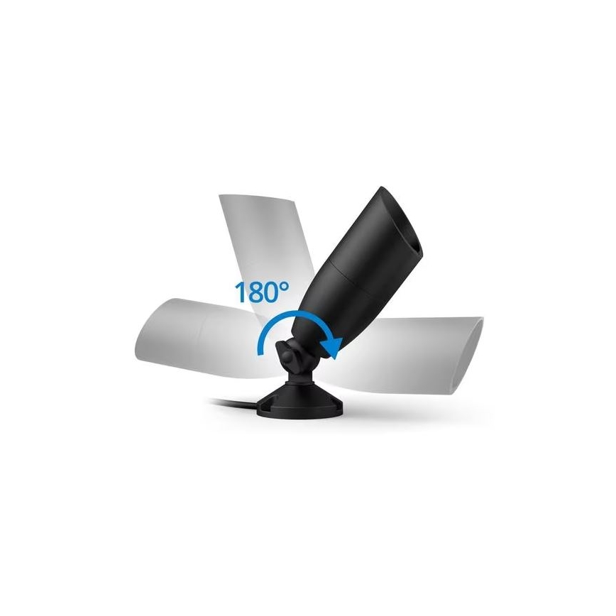 WiZ - JUEGO 2x LED RGBW Lámpara de exterior regulable SPOT LED/10W/230V 2700-5000K IP65 Wi-Fi