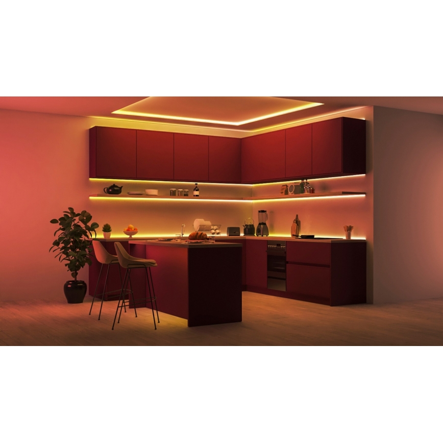 WiZ - LED RGBIC Tira regulable 10m LED/21W/230V 2700-6500K Wi-Fi