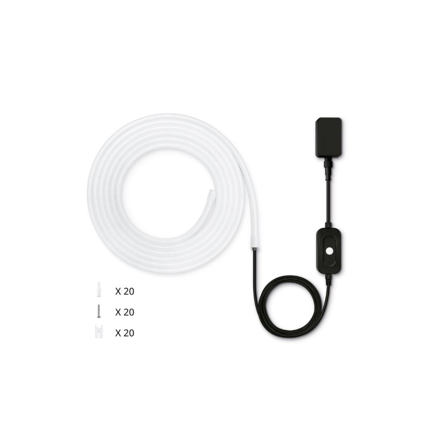 WiZ - LED RGBW Regulable exterior Cinta 5m LED/24W/230V 2700-5000K Wi-Fi IP65