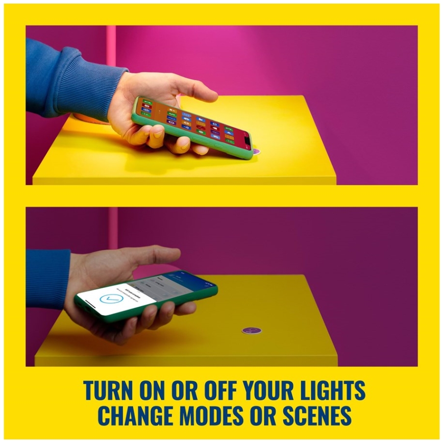 WiZ - NFC Etiqueta autoadhesiva para el control de la iluminación 4 uds.