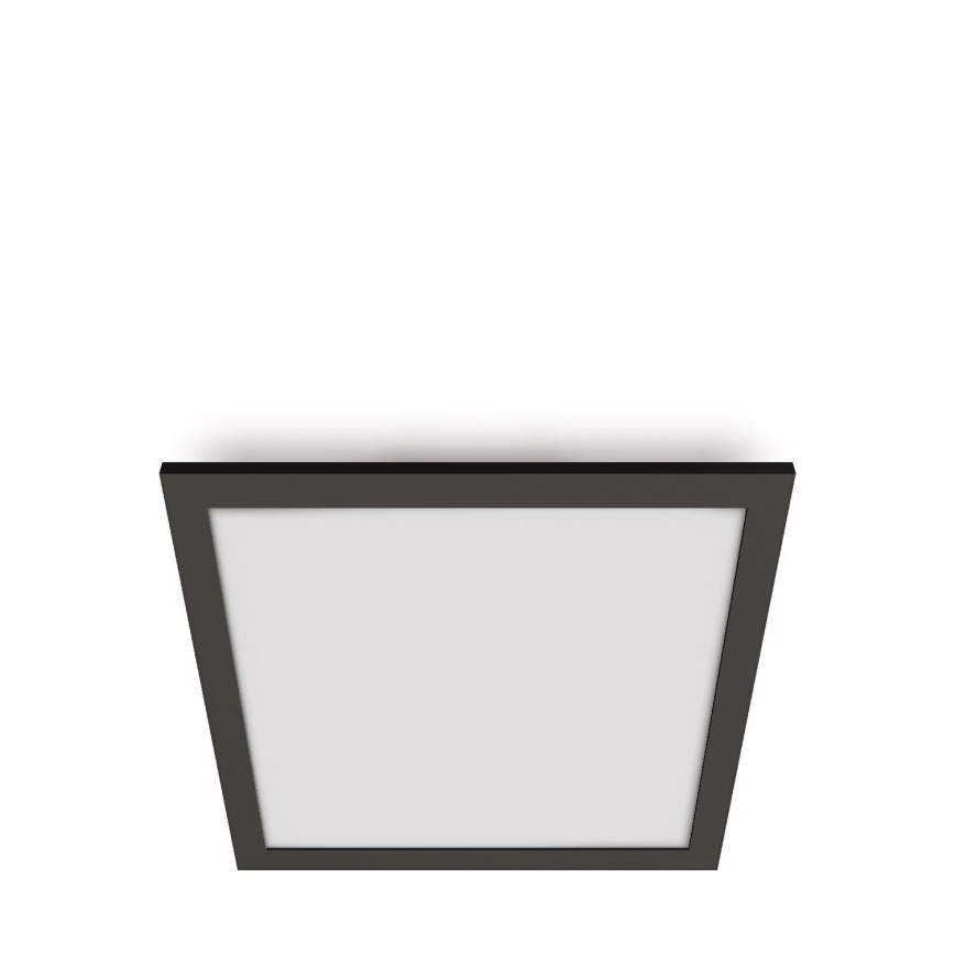 WiZ - Plafón LED regulable SUPERSLIM LED/12W/230V 2700-6500K Wi-Fi negro