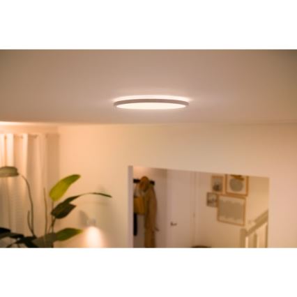 WiZ - Plafón LED regulable SUPERSLIM LED/32W/230V 2700-6500K Wi-Fi blanco