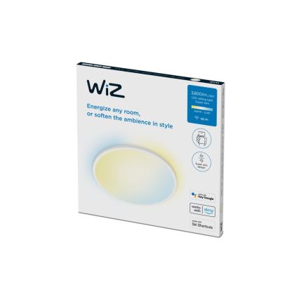 WiZ - Plafón LED regulable SUPERSLIM LED/32W/230V 2700-6500K Wi-Fi blanco