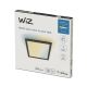 WiZ - Plafón LED regulable SUPERSLIM LED/36W/230V 2700-6500K Wi-Fi negro